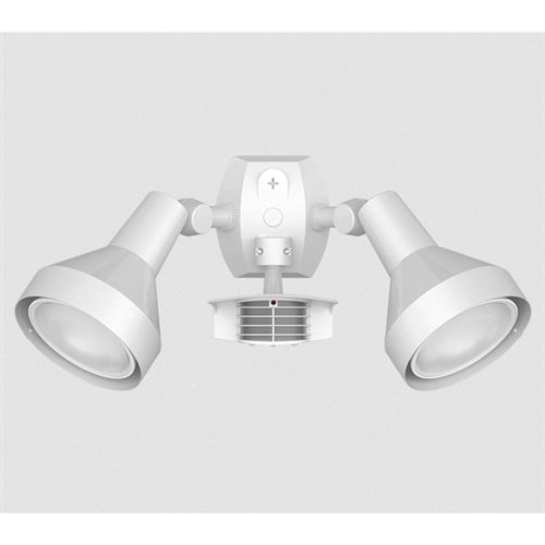 RAB STL200HW/L Stealth Motion Sensor with 200 Degree View and CCT-Selectable PAR38 Bell Flood Lighting Kit, White