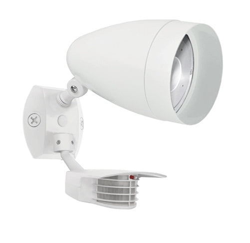 RAB STL2HBLED10W 10W LED Floodlight with Sensor, With Photocell, 5000K (Cool), 338 CRI, 120-277V, White Finish