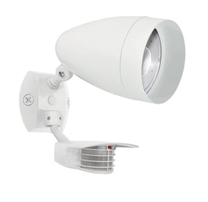 RAB STL2HBLED13W 13W LED Floodlight with Sensor, With Photocell, 5000K (Cool), 724 CRI, 120-277V, White Finish