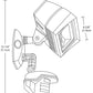 RAB STL3FFLED18Y LED LFLOOD 18W with STL360, 3000K Color Temperature, Bronze Finish