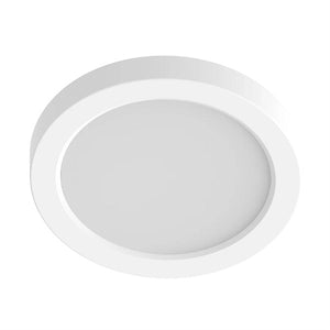 RAB SUMOFA-9R-18-9CCT-120-W LED Surface Mount Fixture Round, 2700K-5000K Color selectable, 1500 Lumens, 90 CRI, White Finish