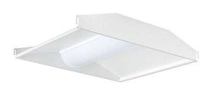 RAB SWISH2X2-19YN/D10/CP 19W 2' x 2' LED SWISH Recessed Center Basket Troffer, 3500K (Warm Neutral), 2376 Lumens, 84 CRI, 120-277V, Dimmable, DLC Listed, Chicago Plenum Listed, White Finish