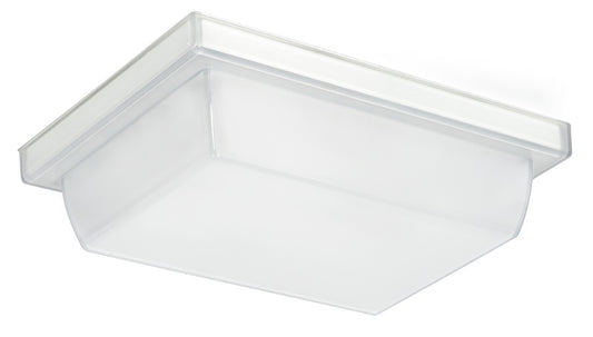 RAB VAN1LED6YW 6W LED Vandalproof Canopy Light, 3000K (Warm), 781 Lumens, 84 CRI, 120V, DLC Listed, Equivalent up to 60W Incandescent, White Finish