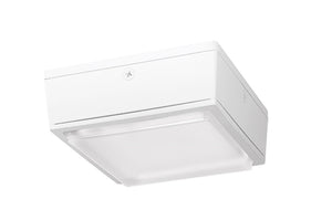 RAB VANLED10YW/PCS2 10W LED Canopy Light with 277V Swivel Photocell, 3000K (Warm), 1400 Lumens, 72 CRI, Drop Lens, Standard Operation, Not DLC Listed, White Finish