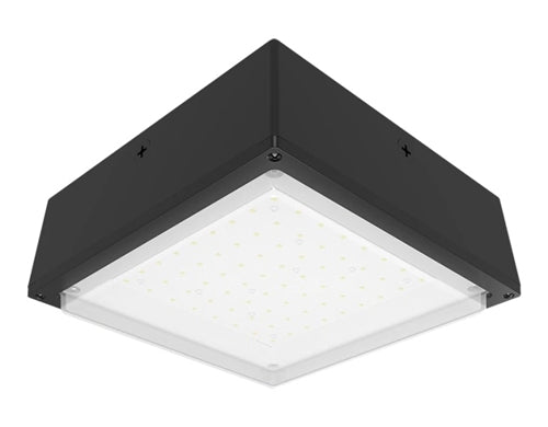 RAB VANLED20YFR 20W LED Canopy Light, 3000K, 2743 Lumens, 84 CRI, Drop Lens, Bronze