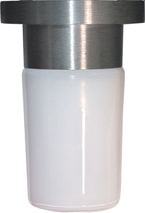 RAB VC100P-B Vaporproof 75W Incandescent Lamp 120V Black Color - With Clear Flat Bottom Prismatic Polycarbonate Globe, No Guard