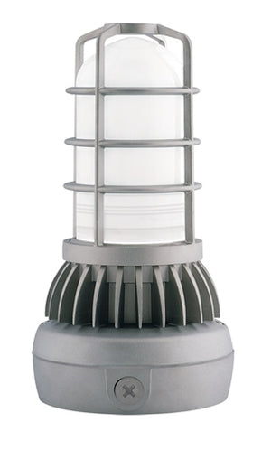 RAB VXLED26DG/UP/PCS 26W LED Vaporproof Ceiling Uplight, 4900K (Cool), 2004 Lumens, 68 CRI, Natural Finish