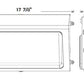 RAB W22-L-150 Field-Adjustable Wallpack, 150/125/100/75W, Selectable CCT 5000K/ 4000K/ 3000K, Bronze