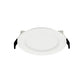 RAB WFRL4R99FA120WBS 9W Round Recessed Edge-Lit Wafer, 750 Lumens, CCT Adjustable 2700K/3000K/3500K/4000K/5000K, TRIAC/ELV Dimming to 10%
