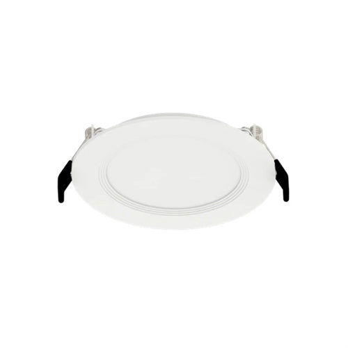 RAB WFRL4R99FA120WBS 9W Round Recessed Edge-Lit Wafer, 750 Lumens, CCT Adjustable 2700K/3000K/3500K/4000K/5000K, TRIAC/ELV Dimming to 10%