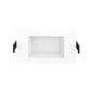 RAB WFRL4S99FA120WB 9W Recessed Edge-Lit Wafer, CCT Adjustable 2700K/3000K/3500K/4000K/5000K, TRIAC/ELV Dimming to 10%