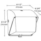RAB WP1LED39L-750U 26W WP1LED Wallpack, 3400 Lumens, 70 CRI, 0-10V Dimming 120-277V, Bronze
