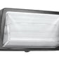RAB WP3LED55Y/PCS LED 55W WP3 Wallpack, 120V Swivel Photocell, 3000K (Warm), 6283 Lumens, 81 CRI, 120V, DLC Listed, Bronze Finish