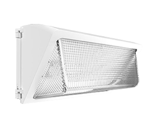 RAB WP3LED93L-750WU/E2 65W WP3LED Wallpack, 9300 Lumens, 70 CRI, 0-10V Dimming 120-277V, Battery Backup, White