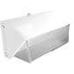 RAB WP3LED93L-750WU/PCU 65W WP3LED Wallpack, 9300 Lumens, 70 CRI, 0-10V Dimming 120-277V, Button Photocell, White