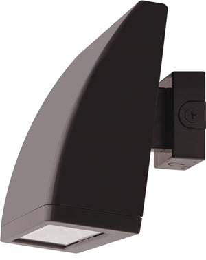 RAB WPLED104Y/480 104W LED Standard Wallpack, 3000K (Warm), No Photocell, 8701 Lumens, 82 CRI, 480V, Type IV Distribution, Standard Operation, Not DLC Listed, Bronze Finish