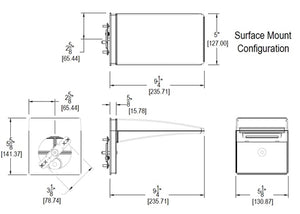 RAB WPLED10SDCW 10W Low Voltage Solar LED Wallpack, 5000K (Cool), No Photocell, 547 Lumens, 92 CRI, 12V-24V, Not DLC Listed, White Finish
