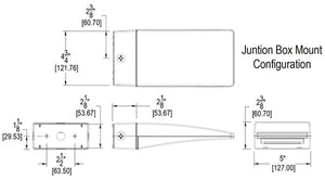 RAB WPLED10W/PCS Wallpack 10W LED Lamp, White Light 120V-240V White Color with Photocontrol