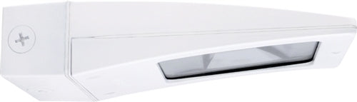 RAB WPLED13DCW 13W Low Voltage Solar LED Wallpack, 5000K (Cool), No Photocell, 1064 Lumens, 66 CRI, 12V-24V, Not DLC Listed, White Finish