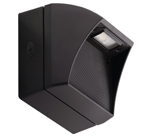 RAB WPLED5 5W Square LED Wallpack, 5000K (Cool), No Photocell, 196 Lumens, 69 CRI, 120-277V, Not DLC Listed, Bronze Finish