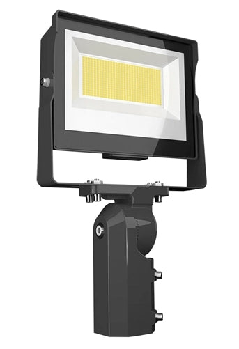 RAB X17XFU80SF 80W LED Floodlight, 5,356 Lumens, 120-277V, 3000K, 4000K and 5000K Color Temperature, 80 CRI, Bronze