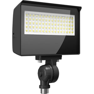 RAB X22-35 35/30/25/20W LED Floodlight, Selectable CCT 3000/4000/5000K, 2832-5286 Lumens, Selectable Optical Field 90/75/55 Degrees