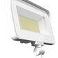 RAB X34MW 65/55/45W LED Floodlight, 6346-9718 Lumens, Knuckle Mount, 3000K/4000K/5000K Color Temperature, 120/277V, White