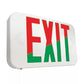 Sure Lites APX7RG LED Exit Sign Thermoplastic Housing with Selectable Red or Green Faces, Nickel Cadmium Battery, White Housing