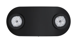 Sure Lites SEL70BKSD LED Emergency Light, 70 Ft Coverage, Black Color, Self-Diagnostics