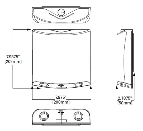 Sure Lites SELDWA29SD LED Emergency Light, Wet Location, 50 Feet Coverage, AccuLED Optic, Self-Diagnostic, Silver
