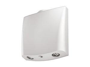 Sure Lites SELW25WH LED Emergency Light, Wet Location, 25 Feet Coverage, AccuLED Optic, No Self-Diagnostic, White