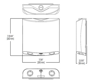 Sure Lites SELWT29BKSD LED Emergency Light, Wet Location, Wide Temperature, 29 Feet Coverage, AccuLED Optic, Self-Diagnostic, Black