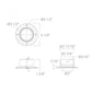 WAC Lighting 2000-CON-PVC 2" Inground Concrete Pour Kit