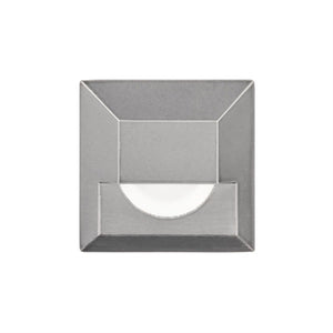 WAC Lighting 2061-30SS 2" Inground Square Step Light, 3000K Color Temperature, 85 CRI, Stainless Steel