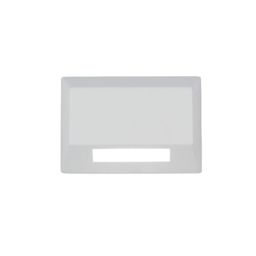 WAC Lighting 3031-27WT Deck and Patio Rectangle LED Light, 2700K Color Temperature, White on Aluminum