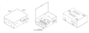 WAC Lighting 9600-TRN-SS 600W 12-15V Outdoor Magnetic Transformer
