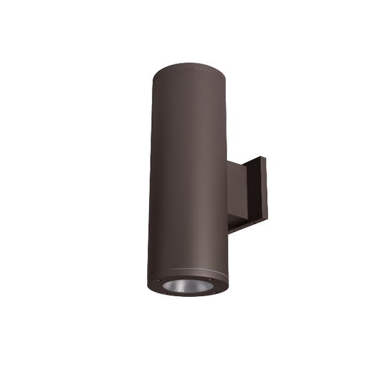 WAC Lighting DS-WD05-S35S-BZ  Tube Architectural 13" LED Outdoor Wall Sconce, Straight Up and Down, 16 Degree Beam Angle, 2700K Color Temperature, 90 CRI, Bronze