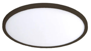 WAC Lighting FM-15RN-935-BZ 15" LED Round Ceiling and Wall Mount, 28W, 3500K Color Temperature, 90 CRI, 2550 Lumens, Bronze