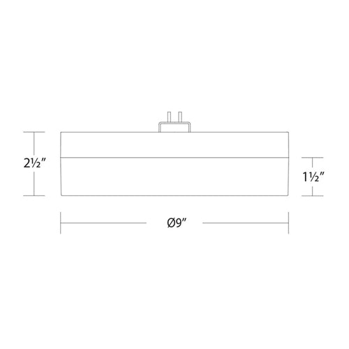 WAC FM-240209-CS-BK 22W Twist-N-Lite Flush Mount LED Ceiling Light, Selectable CCT 2700K/3000K/3500K/4000K/5000K, 90 CRI, 1500 Lumens, Black