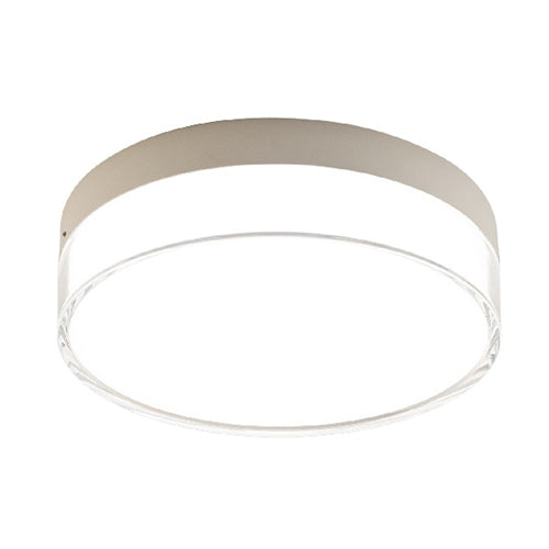 WAC FM-240209-CS-WT 22W Twist-N-Lite Flush Mount LED Ceiling Light, Selectable CCT 2700K/3000K/3500K/4000K/5000K, 90 CRI, 1500 Lumens, White