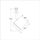 WAC H-7030-930-BN 32W Ocularc LED H Track Light, 16/38/55 Degrees Beam Spread, 3000K, 90 CRI, T24 Compliant, Brushed Nickel