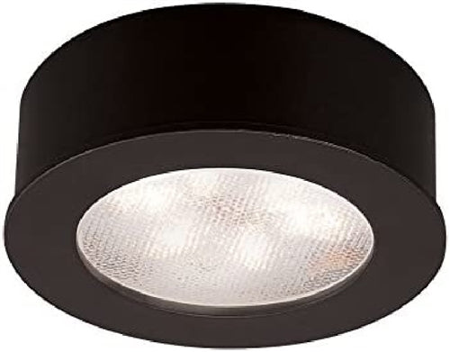 WAC Lighting HR-LED87-27-BK LED Round Button Light, 2700K, Black