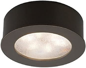 WAC Lighting HR-LED87-27-DB LED Round Button Light, 2700K, Dark Bronze