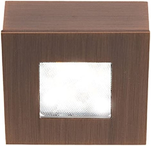 WAC Lighting HR-LED87S-27-CB LED Square Button Light, 2700K, Copper Bronze