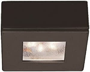 WAC Lighting HR-LED87S-27-DB LED Square Button Light, 2700K, Dark Bronze
