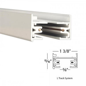 WAC LT6-BN 6' L Trac, 120V, Surface Mount, Brushed Nickel