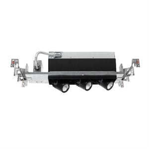 WAC Lighting MT-4LD316N-S927-BK 4" Non IC LED Precision Multiples Adjustable Spot 3 Light Housing, 16.5W, 0-10V Dimming, 120-277V, Spot Beam, 90 CRI, 2700K Color Temperature, Black