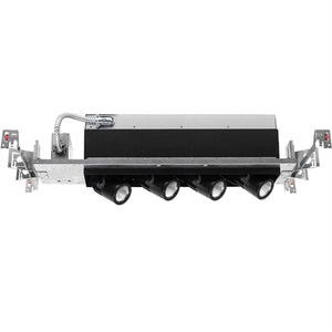 WAC Lighting MT-4LD411NE-S927-BK 4" IC LED Precision Multiples Adjustable Spot 4 Light Housing, 11.5W, ELV Dimming, 120V, Spot Beam, 90 CRI, 2700K Color Temperature, Black