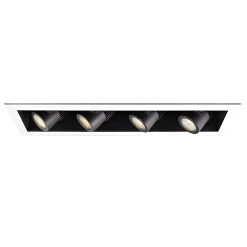 WAC Lighting MT-4LD416T-WT 4" LED Precision Multiples Trim for Adjustable Spot 4 Light Housing, White
