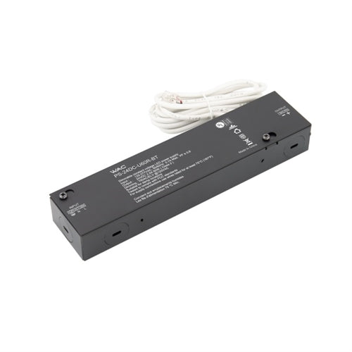 WAC PS-24DC-U6OR-BT 60W 100-277VAC/24VDC Remote Enclosed Power Supply, 100-5% ELV and TRIAC DimmingELV Dimming, TRIAC Dimming